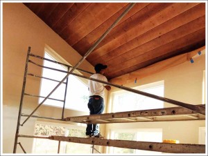 Refinishing ceiling