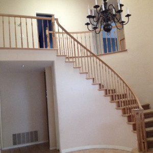 Refinishing boring oak banisters